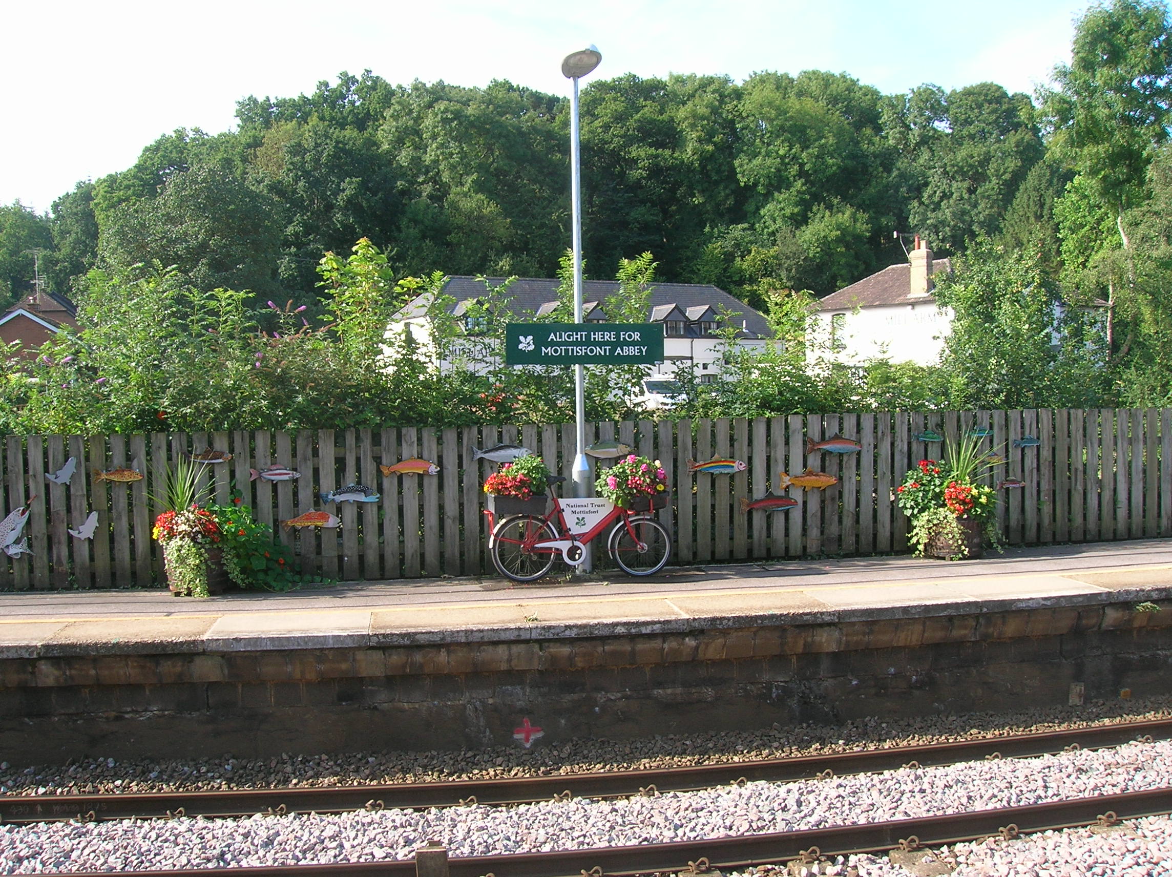 Station connection to Mottisfont Abbey