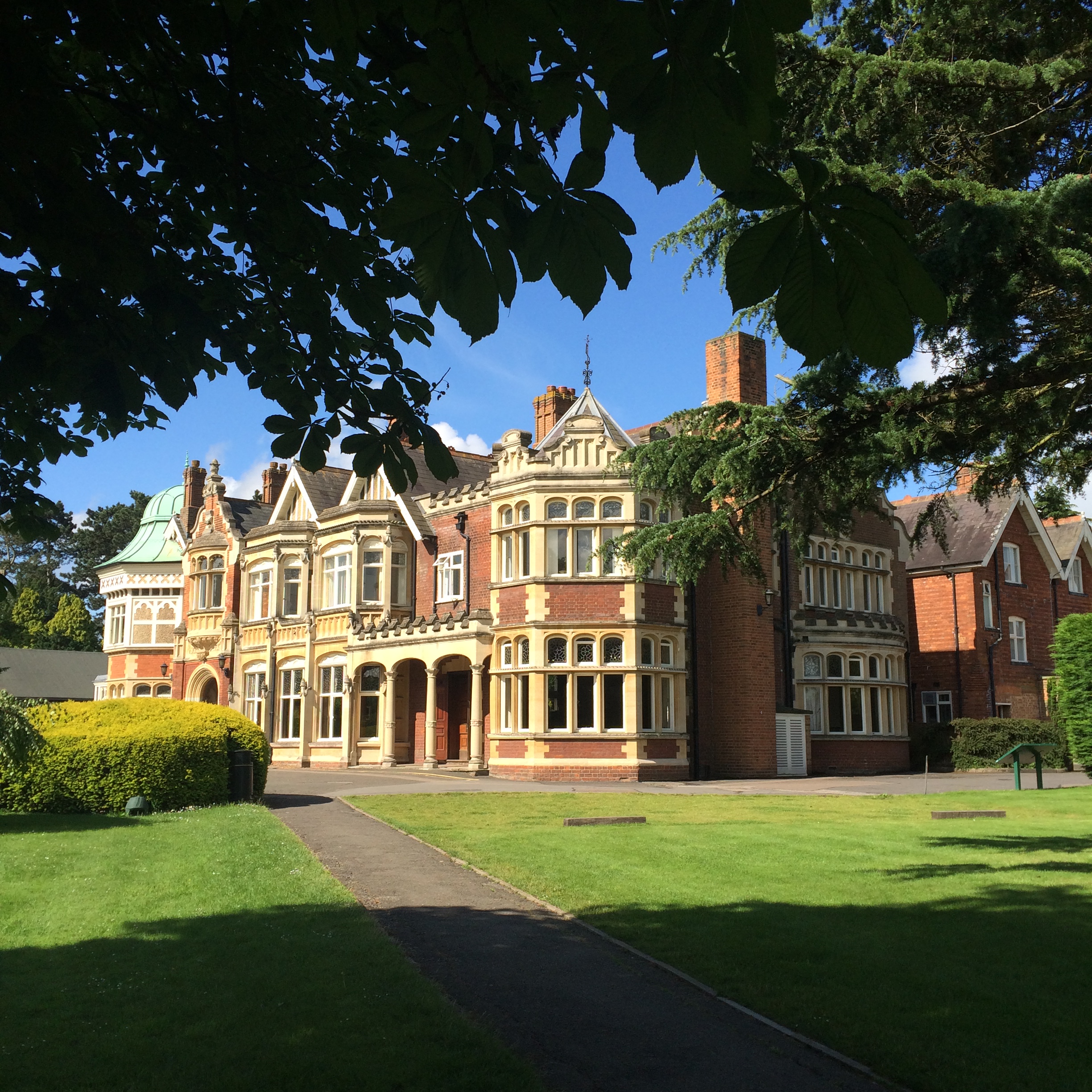 Bletchley Park mansion from the side