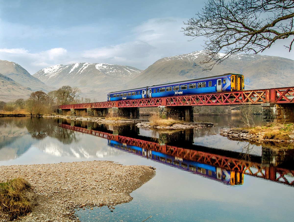 Train on the West Highland Line