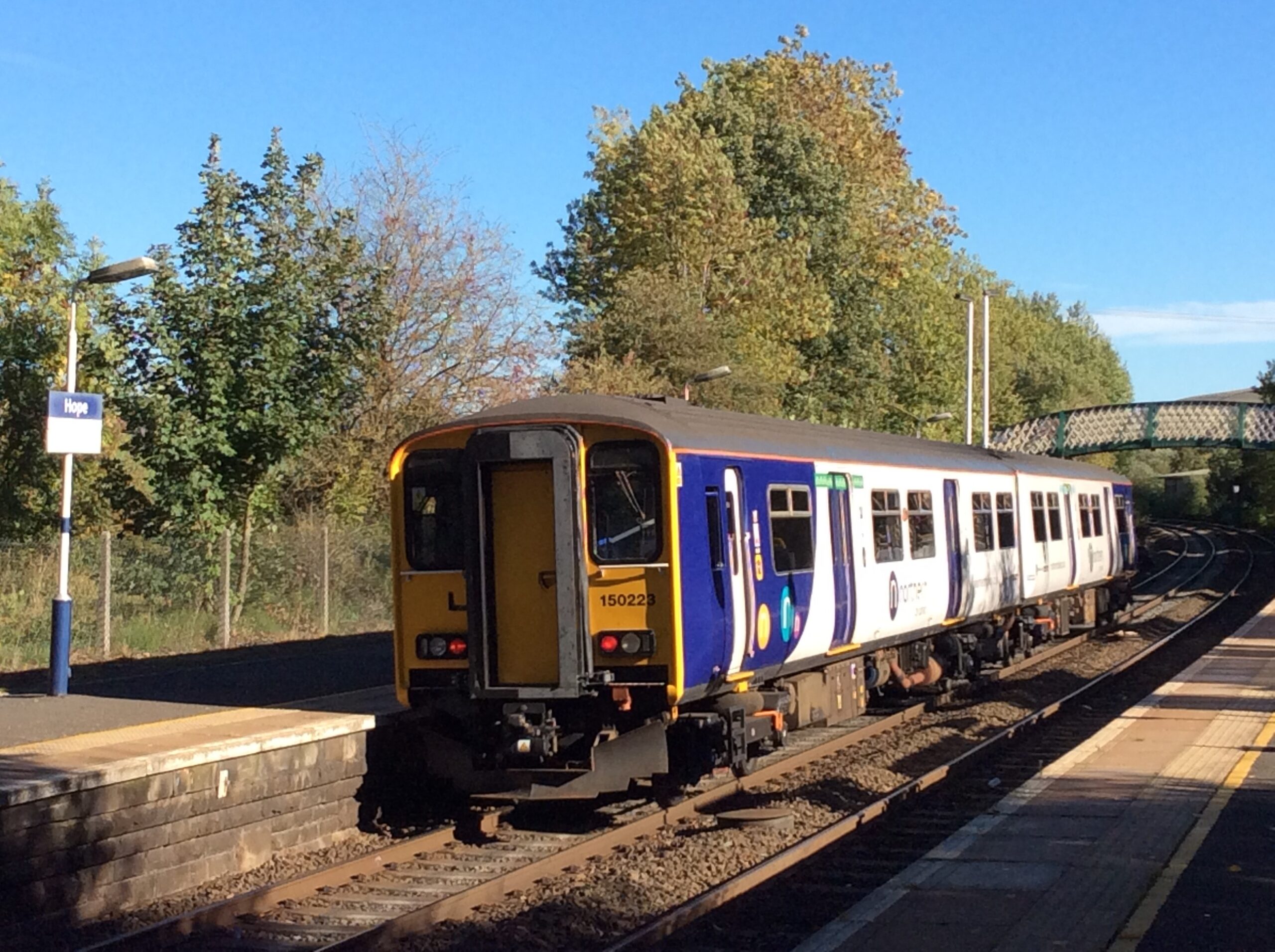 Hope Station with Northern train