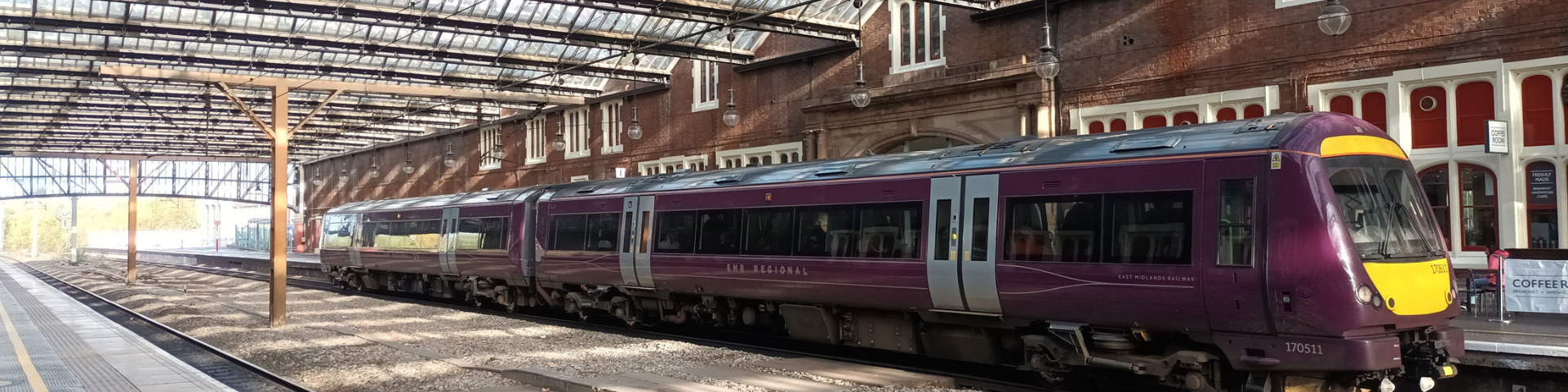 East Midlands train at Stoke Station