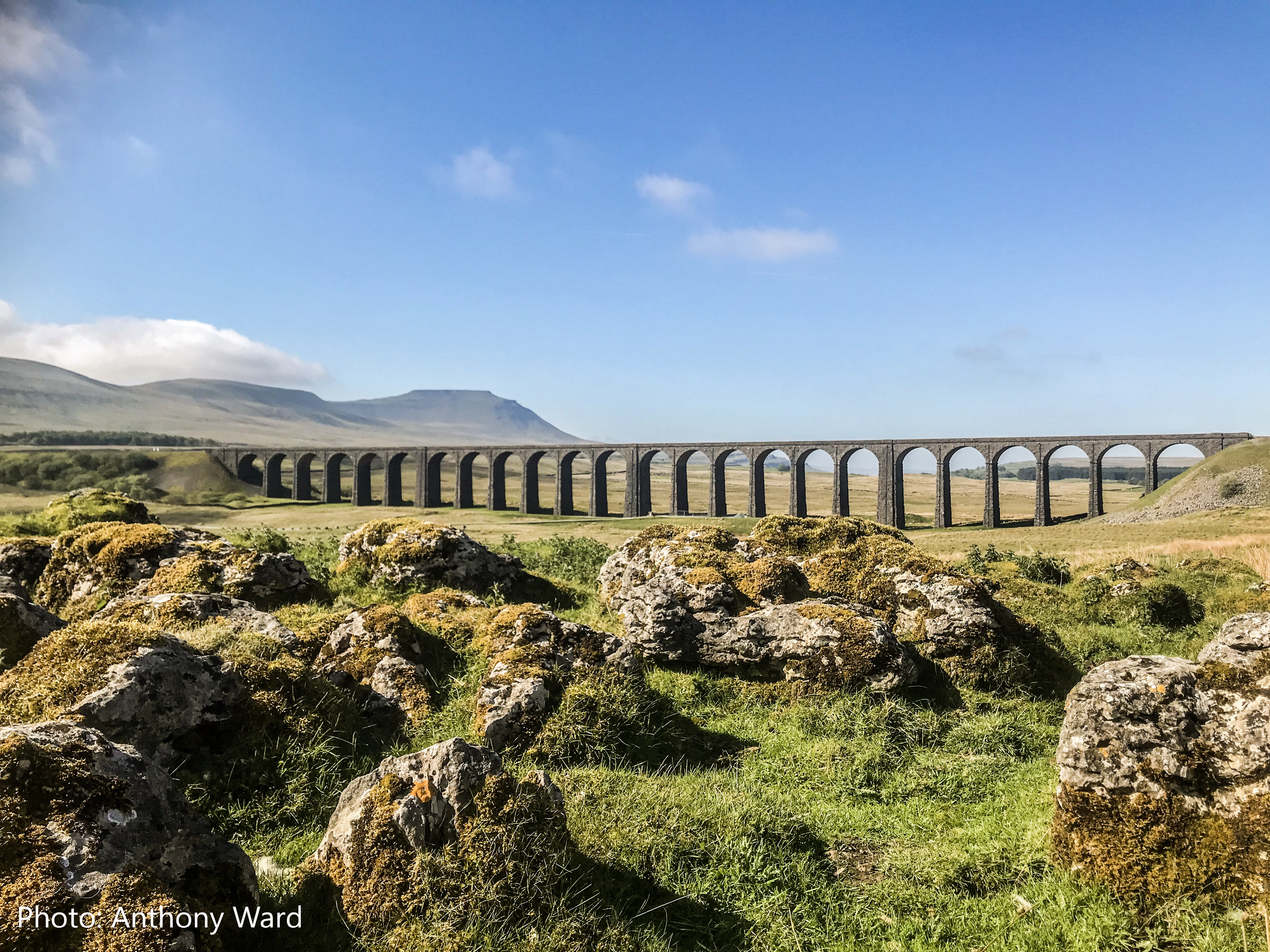 The impressive Yorkshire Dales and Ribblehead Viaduct.