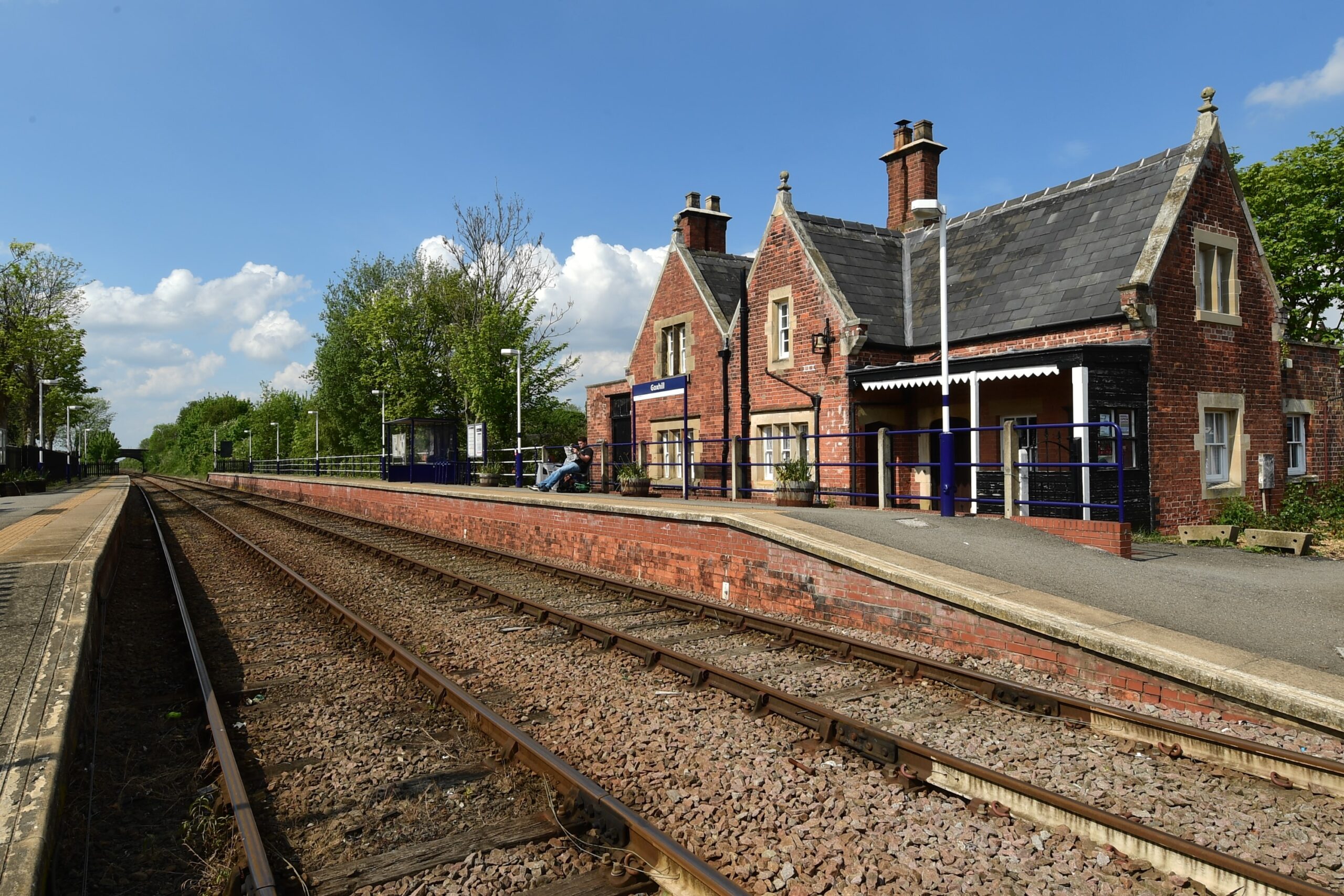 Goxhill Station along the Barton Line, Yorkshire