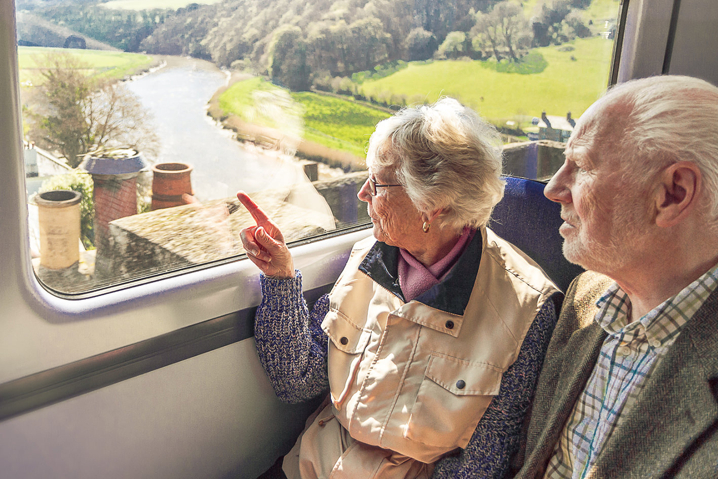 Views from Calstock Viaduct on the Tamar Valley Line