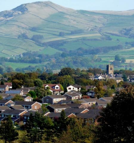 A view from Chapel Station along the Buxton Line