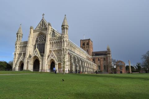 Verulamium Museum entrance. Photo: St Albans Museums