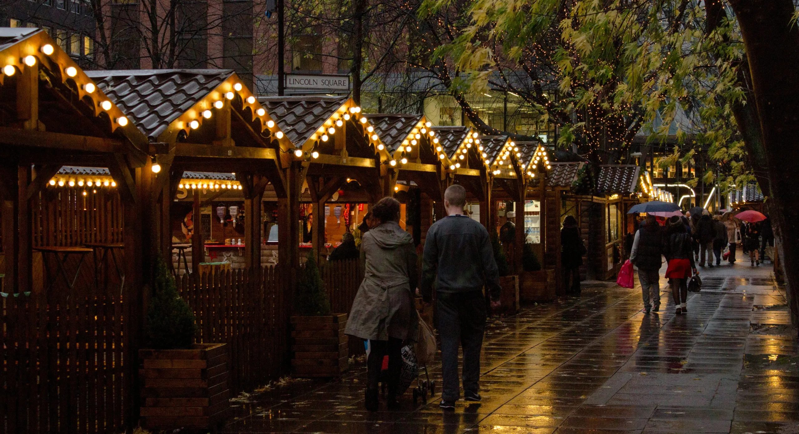 Manchester Christmas Market chalets - Rainy day adventures by train